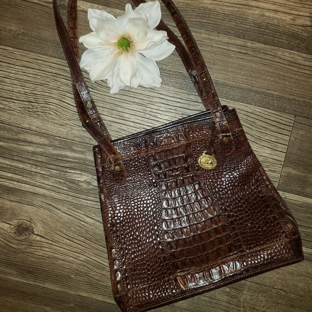 Authentic Brahmin Alligator skin purse